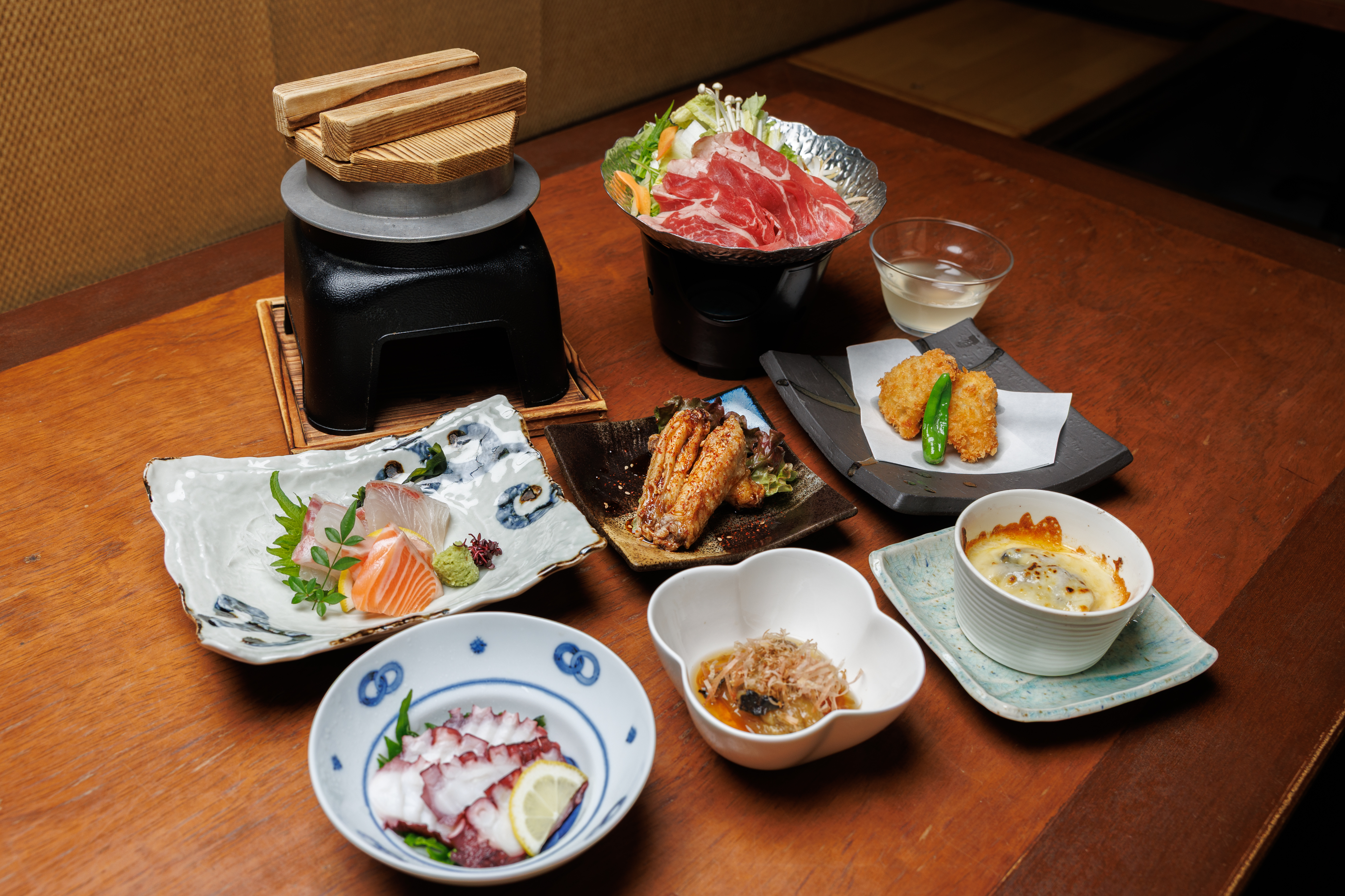 季節の会席コース